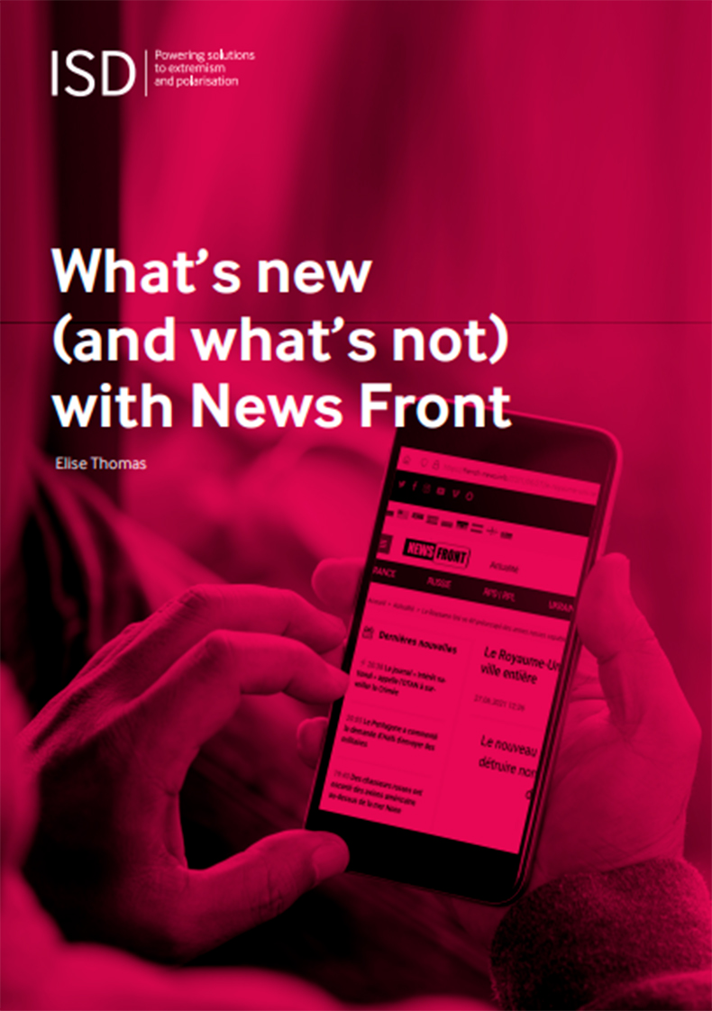 What's new (and What's not) with News Front