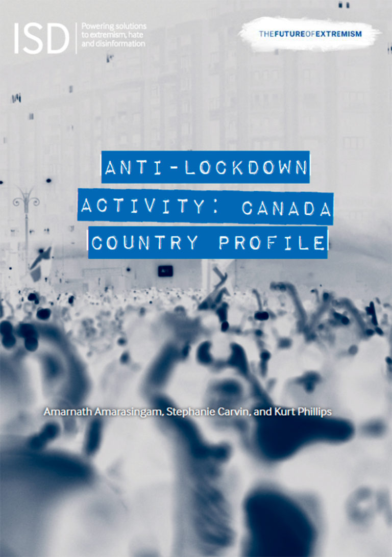 AntiLockdown Activity Canada Country Profile ISD