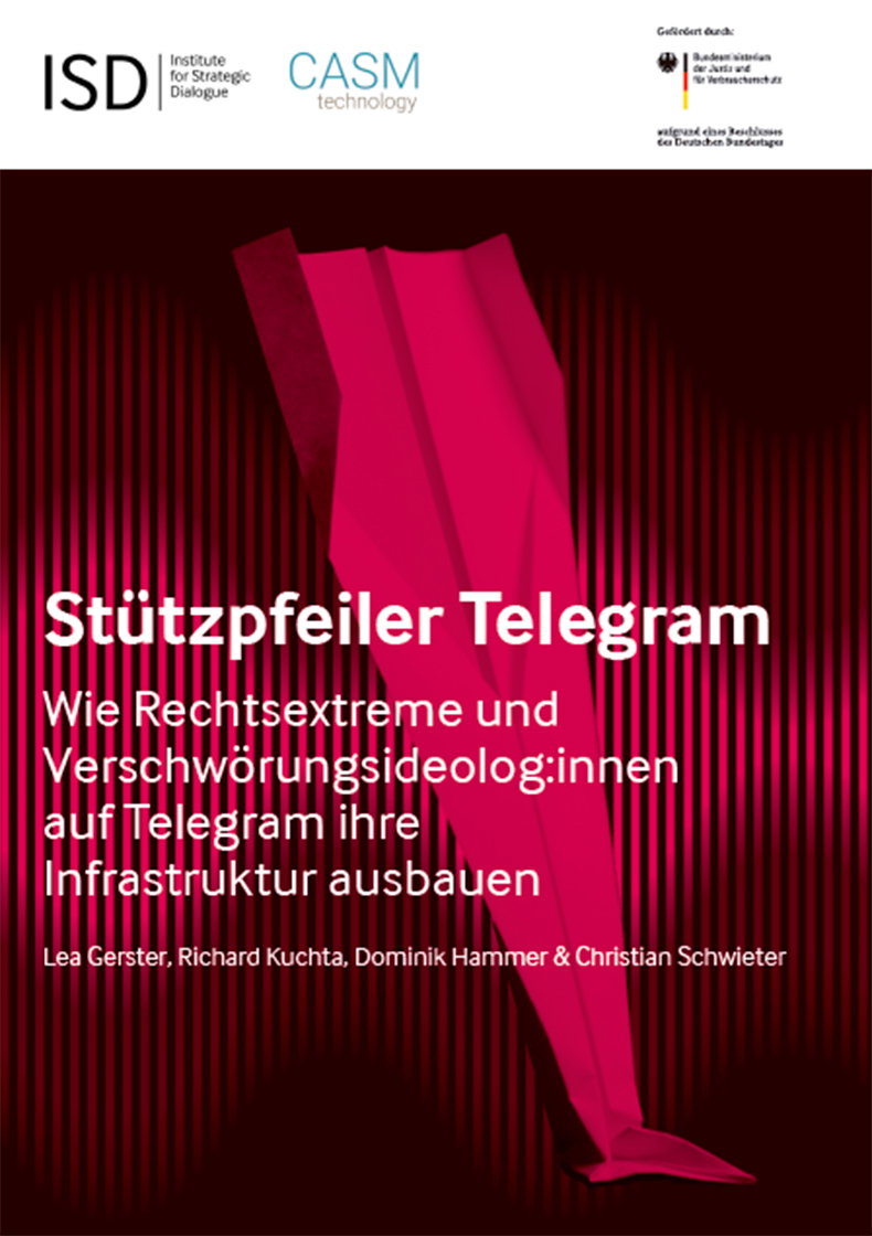 Stützpfeiler Telegram: Wie rechtextreme und verschwörungsideolog:innen auf Telegram ihre infrastruktur ausbauen