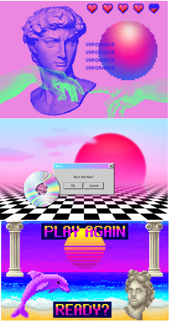 Vaporwave image examples