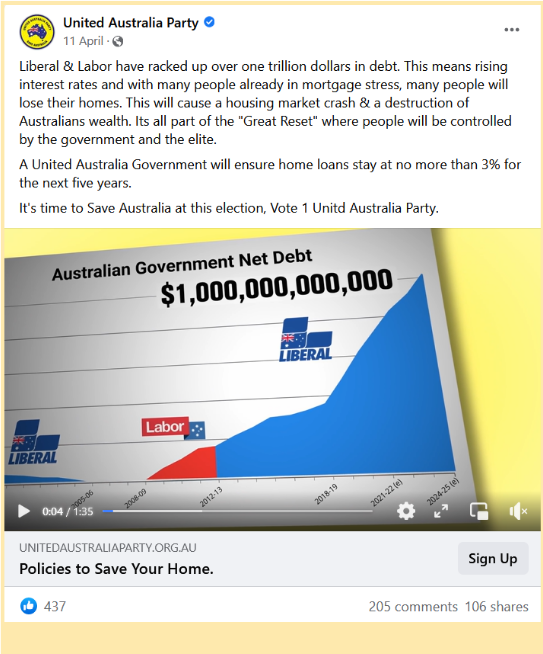 Facebook post
