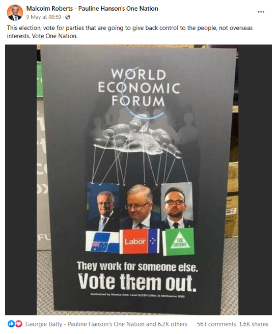 Facebook post