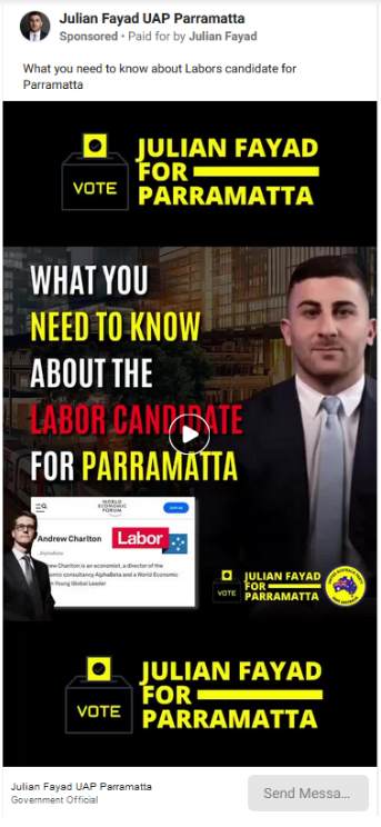 Facebook ad
