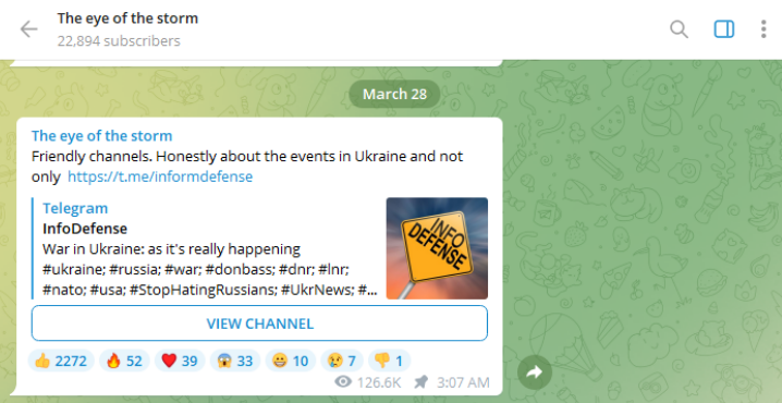 Telegram screenshot