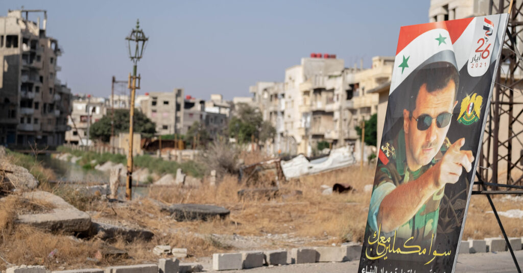 Photograph of destroyed buildings from war in Syria