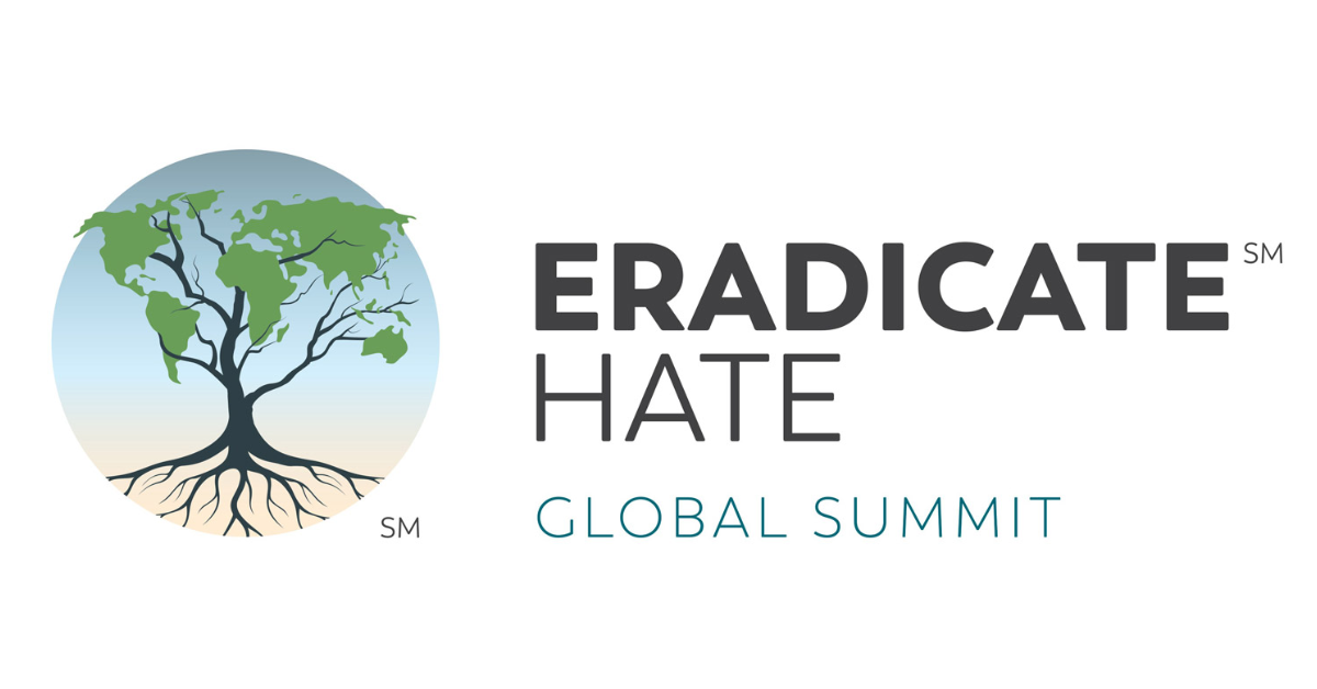 Eradicate Hate Global Summit banner