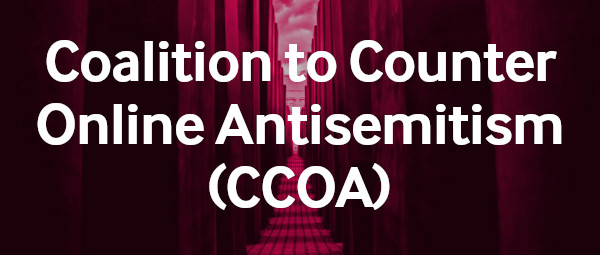 Link to the Coalition to Counter Online Antisemitism page