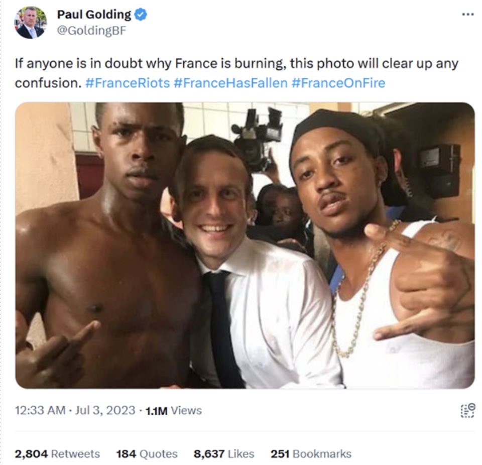 Paul Golding Tweet 2