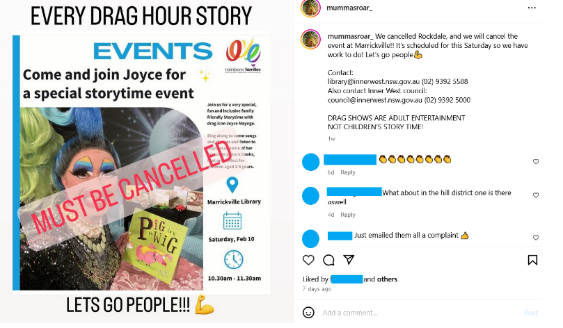 Figure 1: Screenshot of Instagram post by @mummasroar_ published on 7 February 2024.