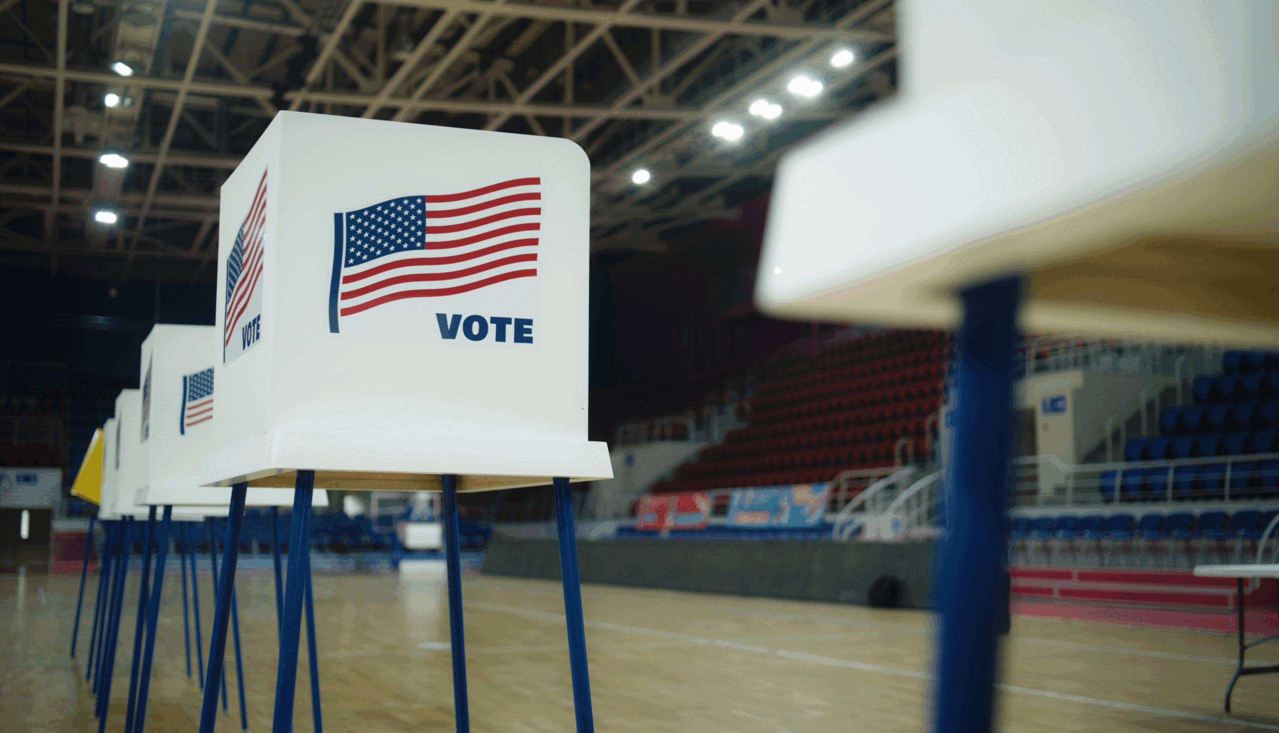US Election station