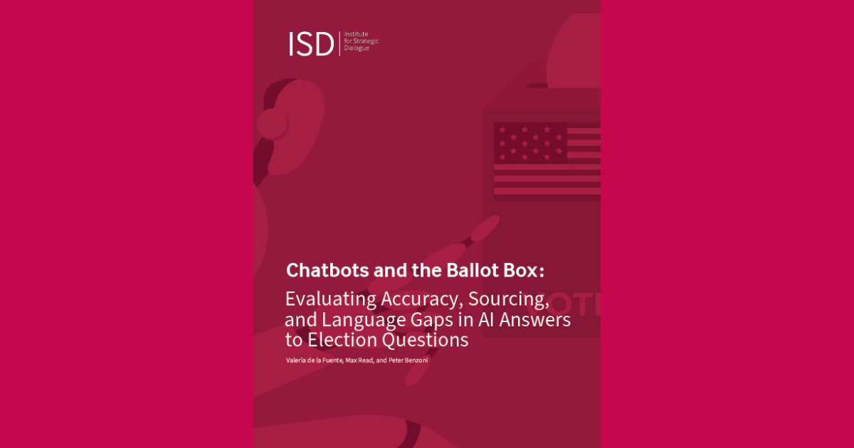 AI chatbots gave inaccurate voting answers in 29% of tests